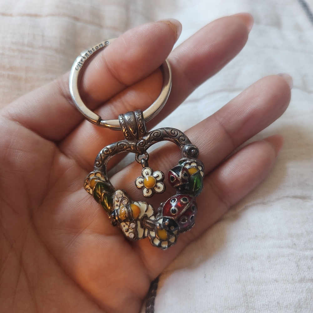 Brighton Multicolor Heart Keychain